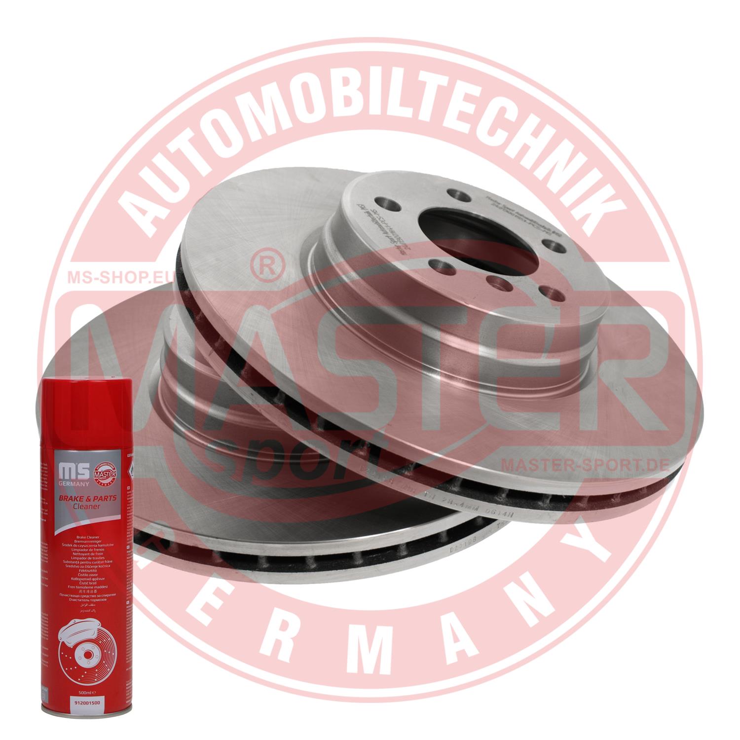 MASTER-SPORT GERMANY 24013001841-SET-MSP PROMO Δισκόπλακα μπροστινός άξονας for LAND ROVER
